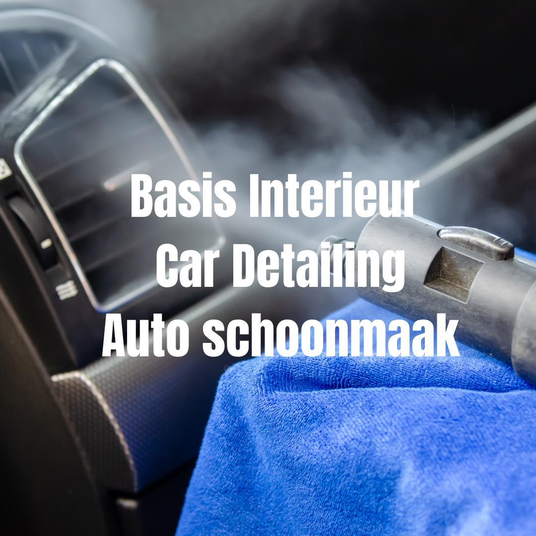 Basis interieur schoonmaak car detailing