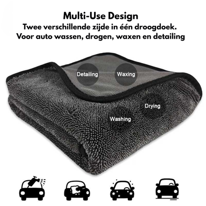 Dual-Sided Microvezeldoek 800 GSM (70x90 cm) | Roze Special Edition 4-in-1