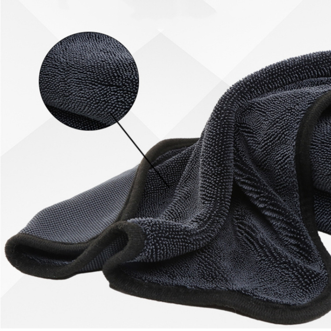 Dual-Sided Microvezeldoek 800 GSM (70x90 cm) | 4-in-1: Wassen, Waxen, Detailen & Drogen