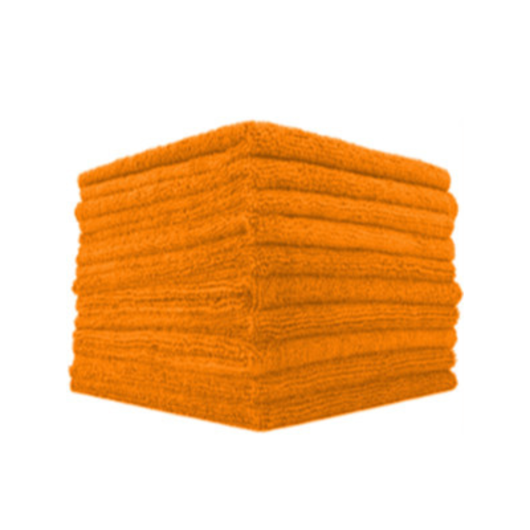Premium Plush Microvezeldoek 40x40 (Oranje)