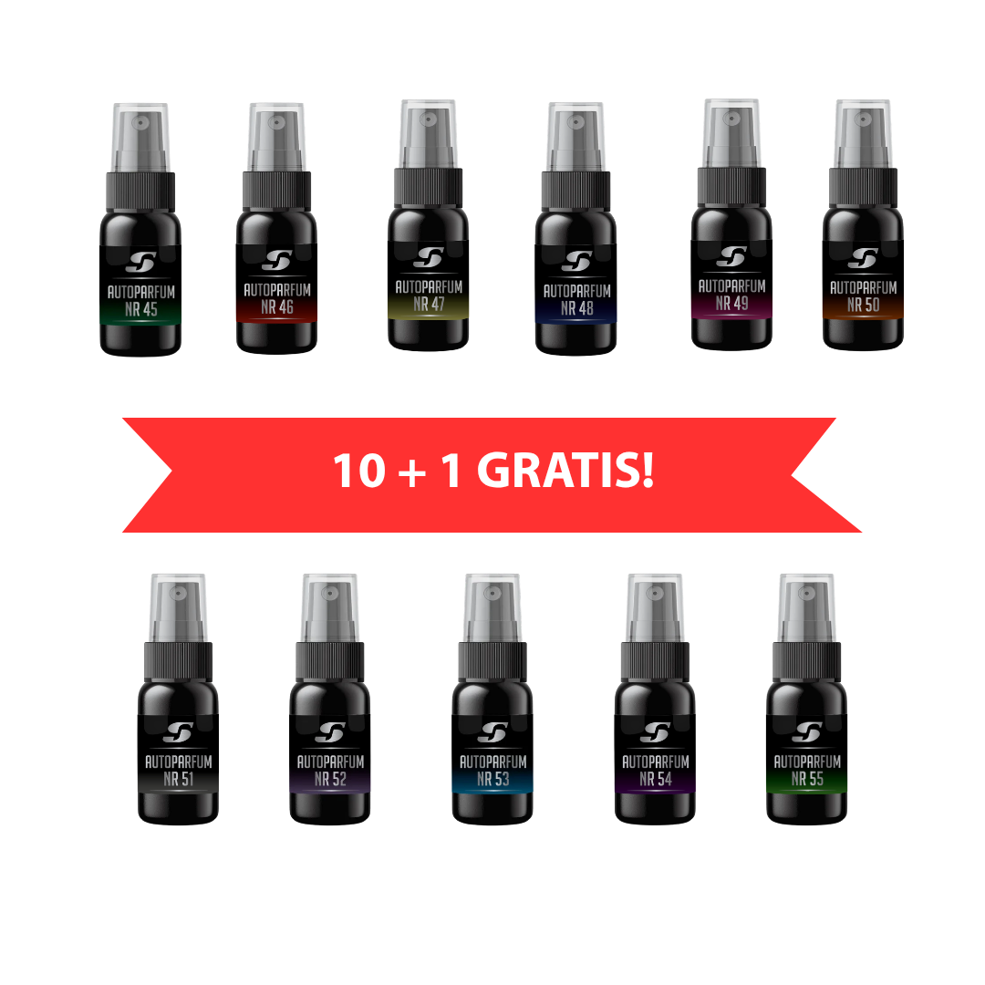 Sireon Autoparfum | Alle 11 Geuren | 15ml